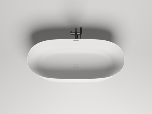 Ванна из литьевго мрамора Salini SOFIA 102511G 165х75 отдельностоящая овальная - фото 4